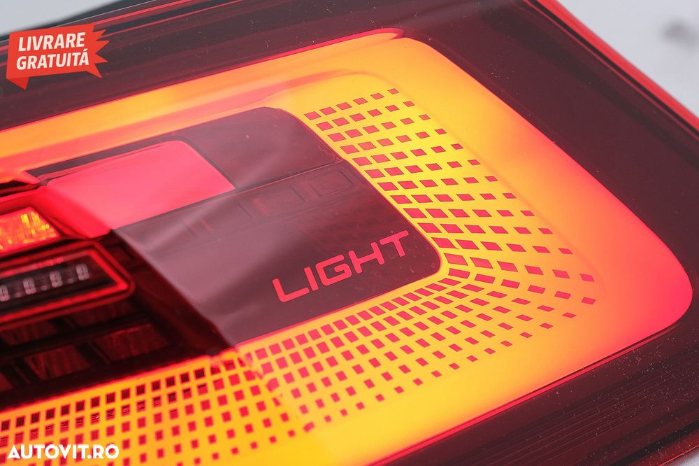 Stopuri Full LED VW Golf VIII Hatchback Mk8 MQB (2020-Up) cu Semnal Dinamic Secven- livrare gratuita - 5