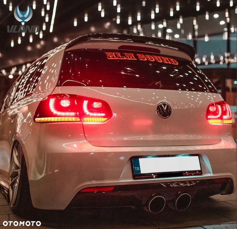 Lampy tylne kpl Full Led Neon Diody Dynamiczne Tuning VW Golf VI 6 5k0 2008 - 6