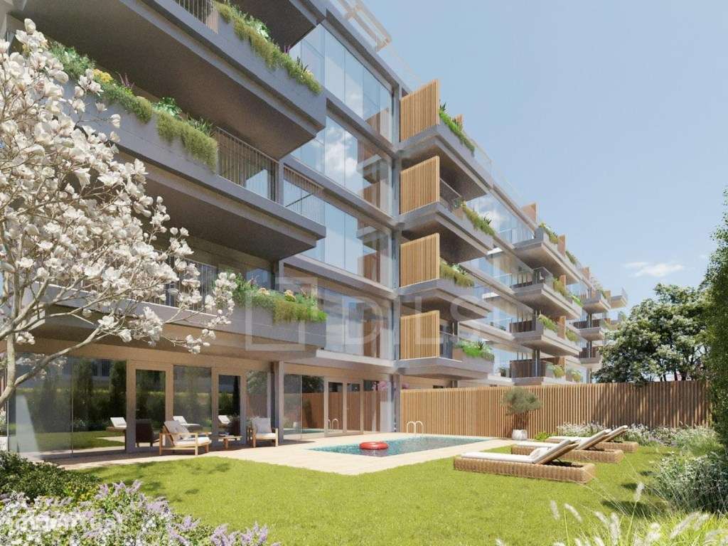Apartamento T2 novo, com varanda e vista de mar, em Canidelo - Grande imagem: 3/11