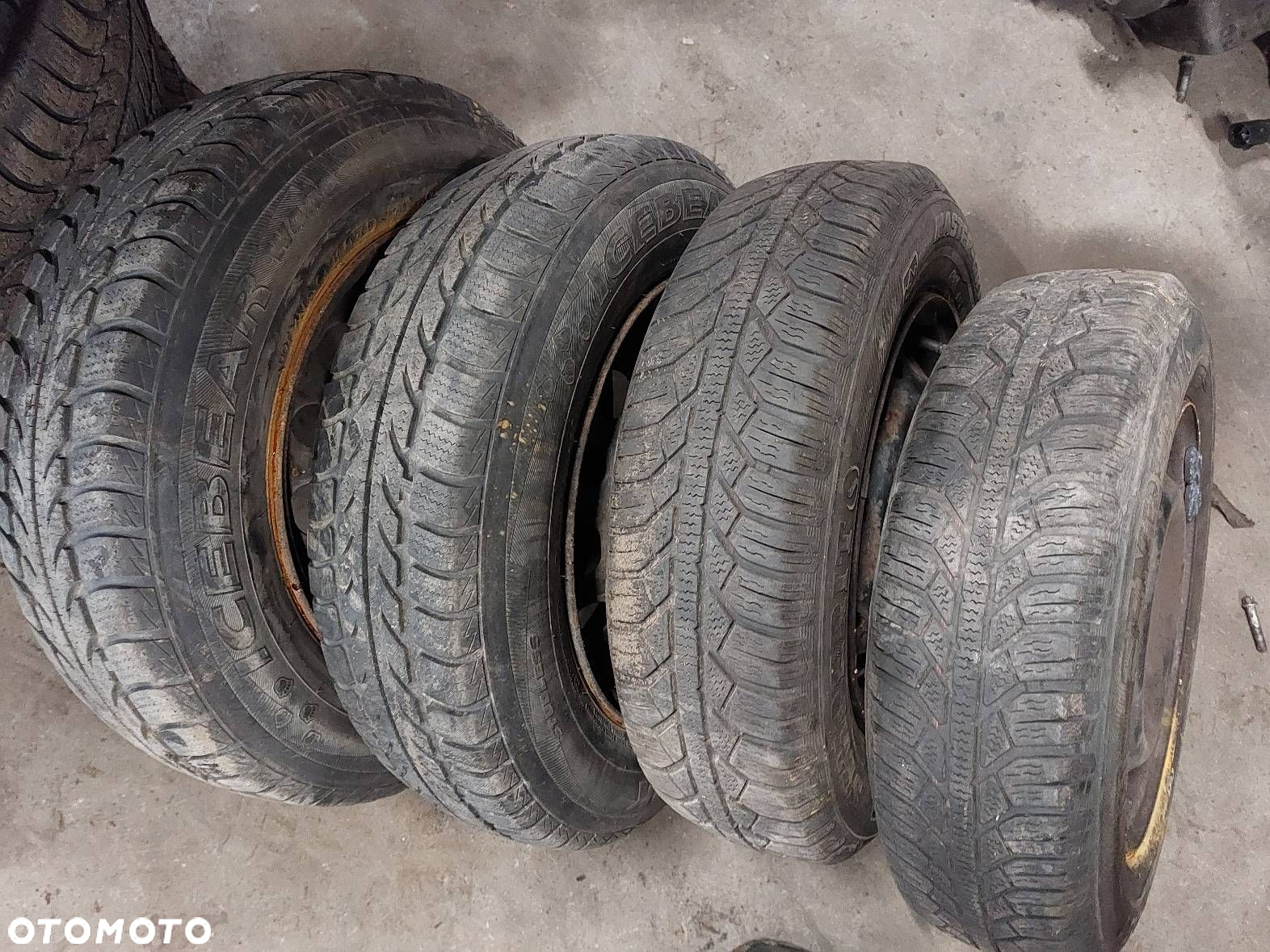 OPONY ZIMOWE 4 SZT 155/80R13 2009R HANKOOK ICEBEAR W440 2017R SEMPERIT - 14