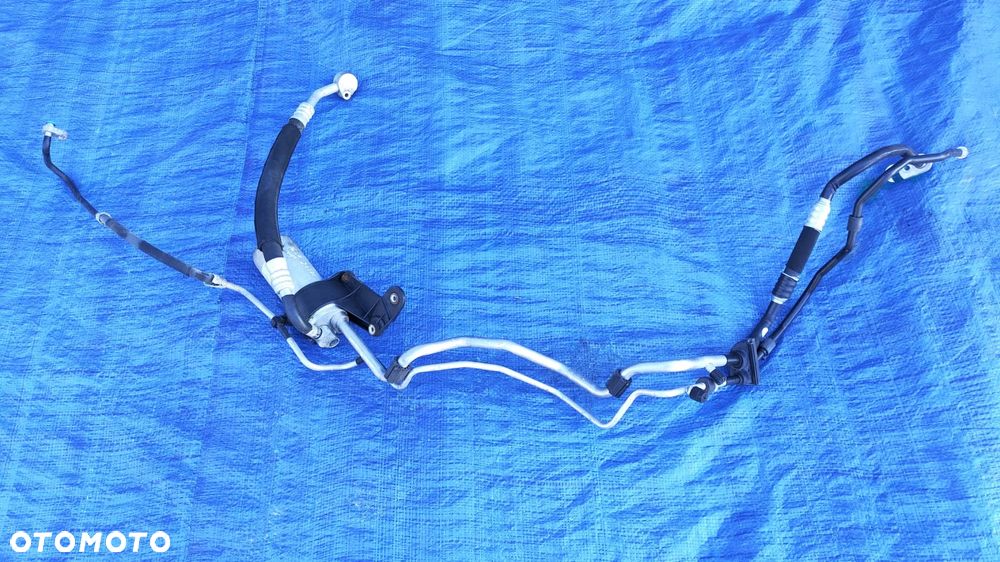 PRZEWÓD PRZEWODY OSUSZACZ KLIMATYZACJI KOMPLET AUDI A6 C6 LIFT 2.0 TDI - 2