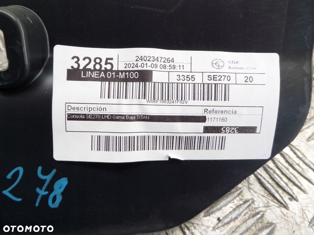 seat ibiza v 5 tunel środkowy oryginał europa 6f1863241 - 8
