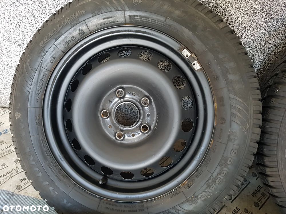 KOŁA ZIMOWE KOŁPAKI 195/65R15 VW TOURAN CADDY JETTA SKODA OCTAVIA AUDI  5X112 - 16
