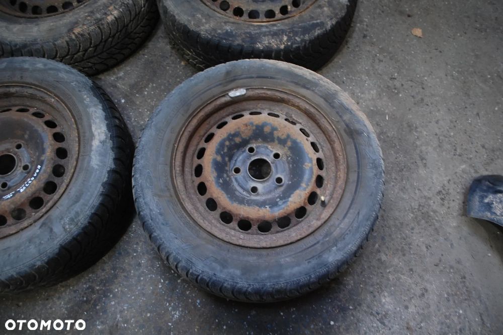 FELGI STALOWE + OPONY ZIMOWE KBA43737 5X112 ET45 6J 195/65R15 AUDI A4 A6 C6 VW SKODA SEAT - 2