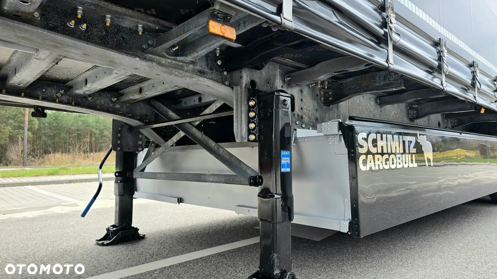 Schmitz Cargobull SCHMITZ CARGOBULL❗️❗️ MODEL 2020 / FIRANKA STANDARD / ROZSUWANE SŁUPKI BDE / OŚ PODNOSZONA / PALECIARA / OSIE SCHMITZ / 5 WYSOKOŚCI PODNOSZENIA DACHU / CERTYFIKAT XL CODE / HAMULCE TARCZOWE / MULTILOCK / GABARYTY / NIESPOTYKANA KONFIGURACJA / JAK NOWA ❗️❗️ - 26