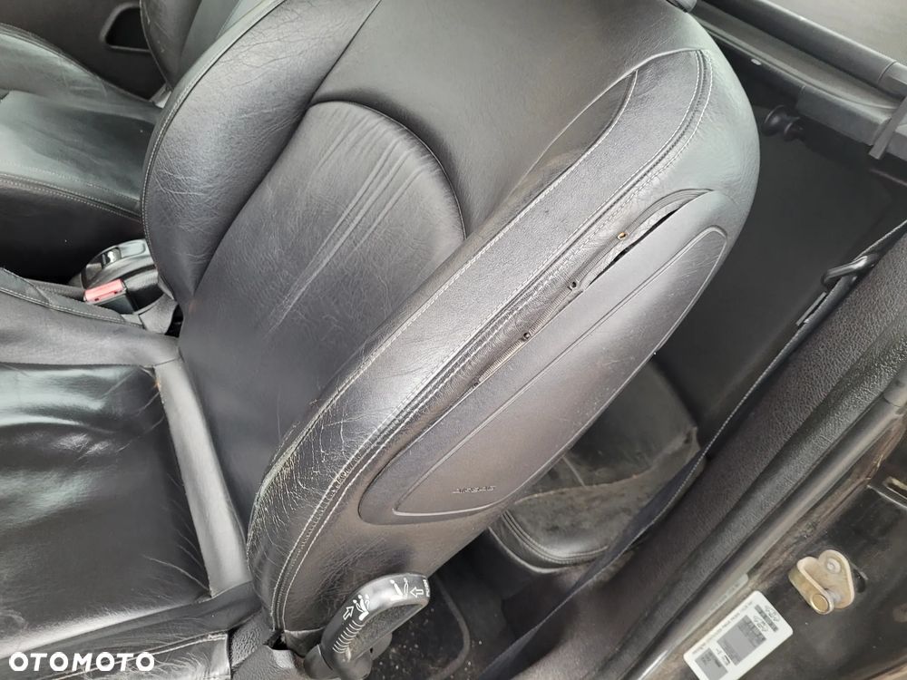 Fotel kierowcy pasażera kanapa Peugeot 206 CC Cabrio 2004r skóra - 2