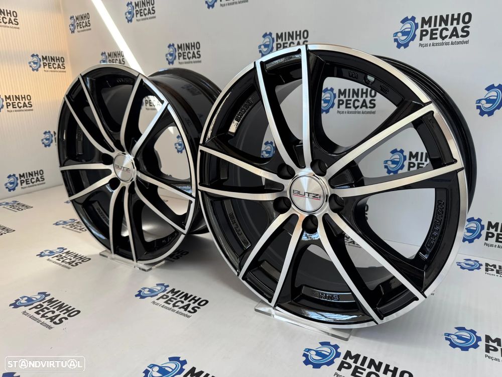 Jantes Butzi Bliss em 16x7 (5x100) Black Polished - 2
