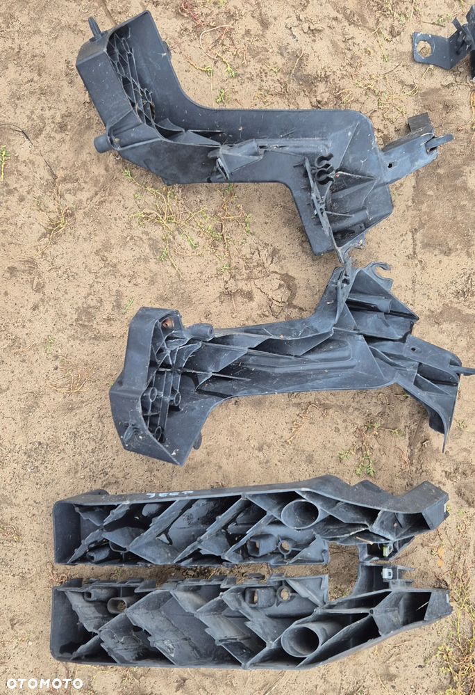 Kompletny Przód Biały PW7 Jeep Grand Cherokee WK2 Lift 2014-2017 Zderzak Wzmocnienie Chłodnice Belka Ślizgi Błotniki Lampy Maska itd - 2