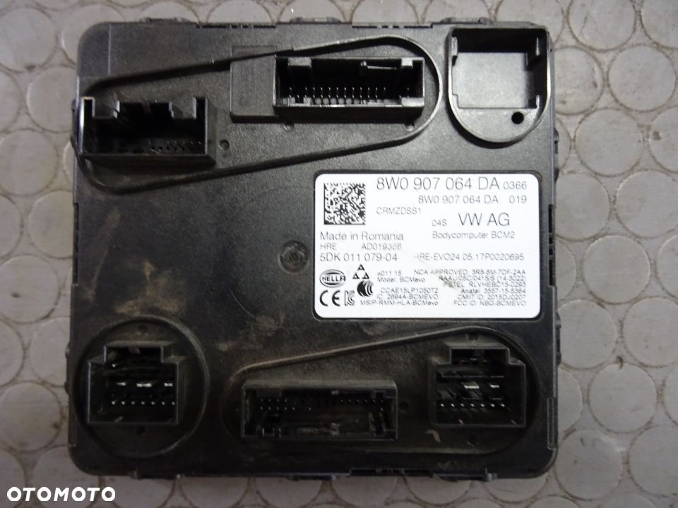 8W0907064DA modul komfortu BCM2 Audi A4 B9 A5 czesci