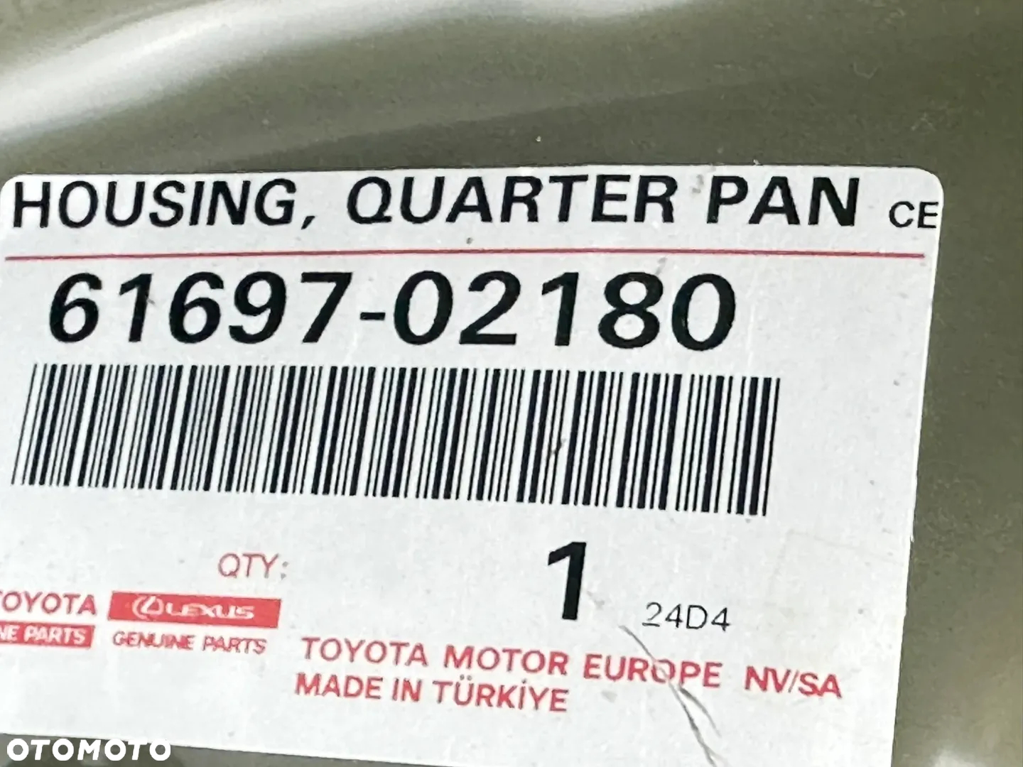 OBUDOWA, KOŃCÓWKA PANELU ĆWIERĆ, PRAWY (RH) 61697-02180 - 2