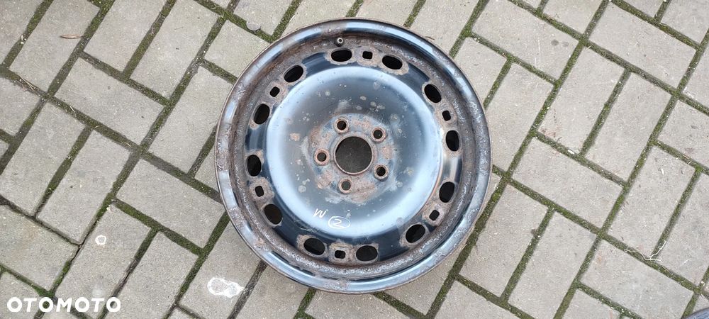 FELGI STALOWE 5X100 6Jx15 CALI ET43 VW POLO IBIZA 4 SZTUKI KOMPLET - 3