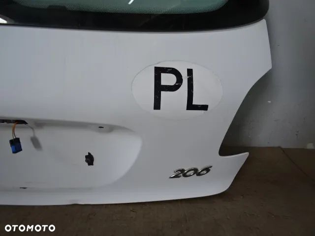 KLAPA TYŁ TYLNA SZYBA POKRYWA BAGAŻNIKA PEUGEOT 206 LAK:EWPA NR268 - 9