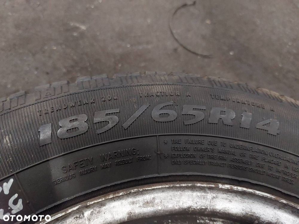 KOŁO FELGA OPONA ZAPAS 4x114,3 5,5Jx14 FI67,1 185/65R14 MITSUBISHI - 3