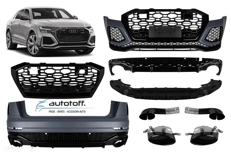 Pachet exterior Audi Q8 (2018+) model RSQ8 - 1