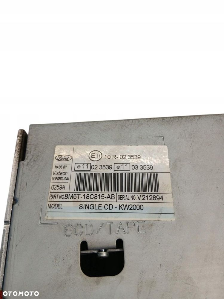 radio cd ford focus mk2 lift 8m5t-18c815-ab focus mk2 - 3