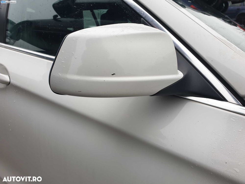Oglinda Electrica Dreapta Fara Pliere Rabatare BMW Seria 5 F10 F11 2009 - 2017 Culoare 300 Alpinweiss 3 [Q0202] - 1