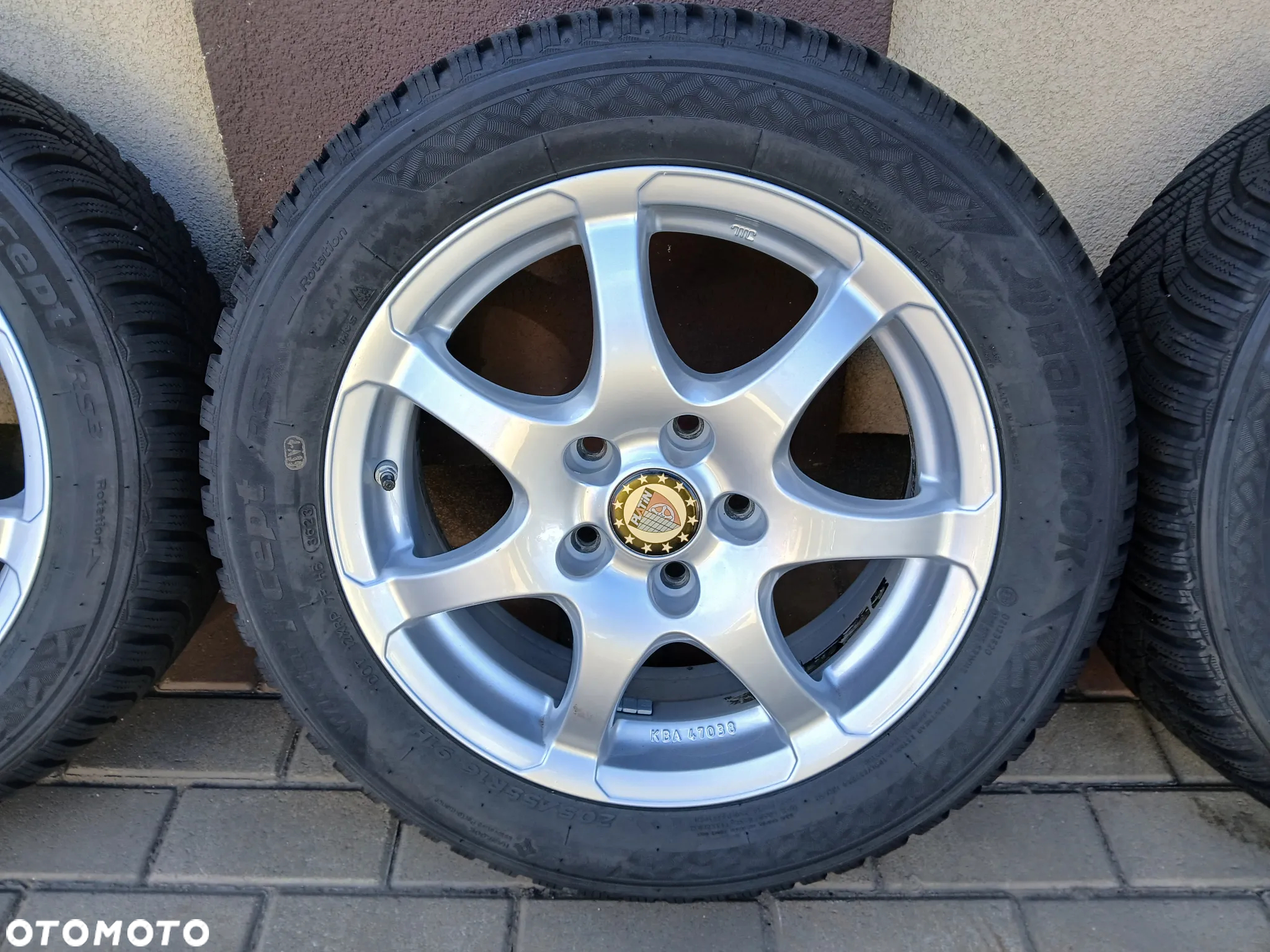felgi koła honda, kia, hyundai 5x114,3 r16 et45 igły  hankook 205/55 8mm (3723) - 6