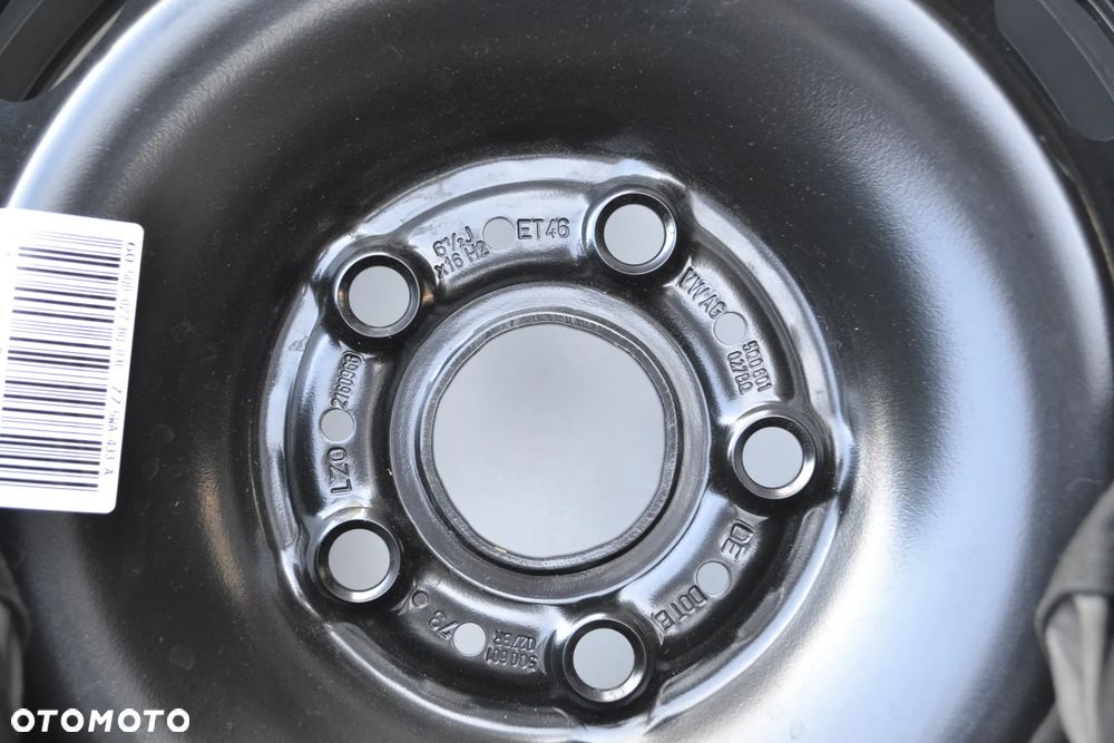 FELGA STALOWA OEM VW SKODA AUDI SEAT 5x112 6,5J16 ET 46 x1szt F-636 - 5