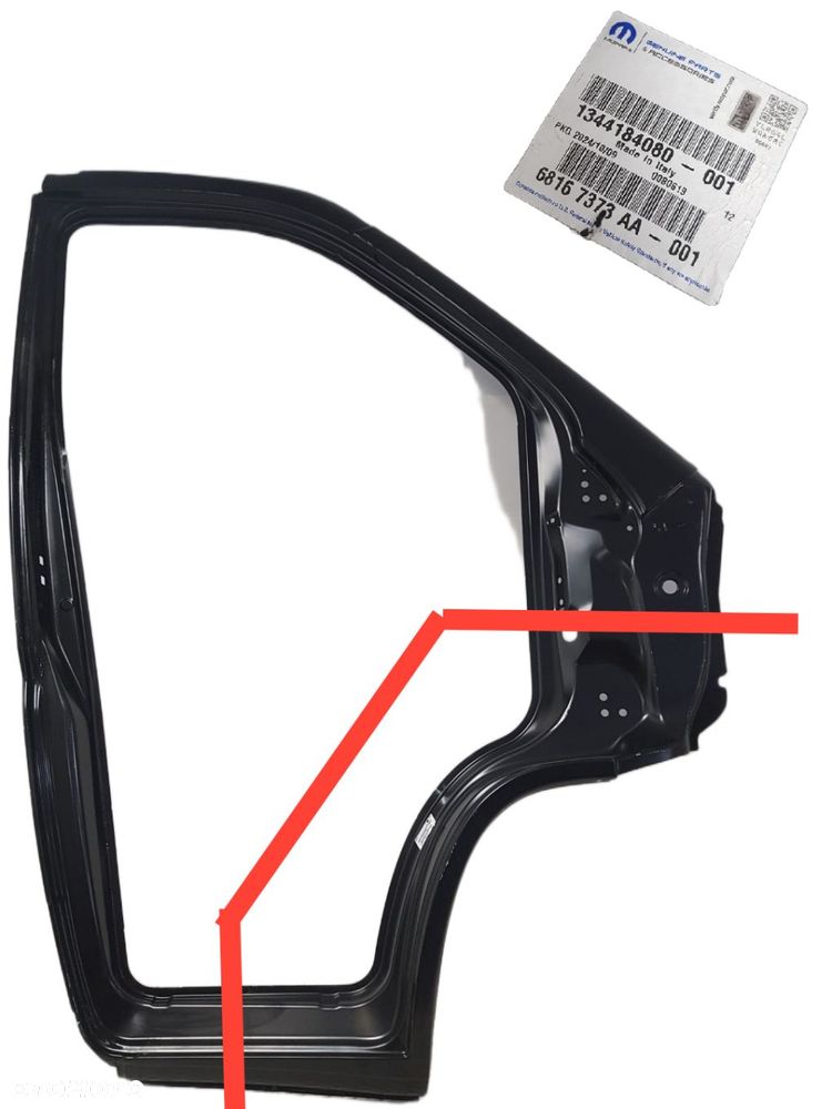 FABRYCZNIE NOWY ORYGINALNY PRAWY PRZEDNI PRÓG PEUGEOT BOXER CITROEN JUMPER FIAT DUCATO III 14-25 - 1