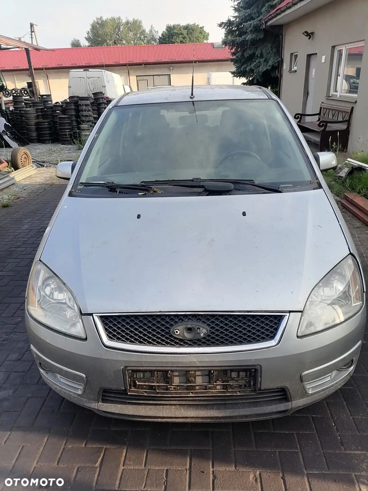KOMPLETNY PRZÓD Ford Focus C-Max Mk1 Przed Lift 03-07 D2 lakier kolor srebrny - Machine Silver (Metallic). Europa MASKA LAMPA ZDERZAK BŁOTNIK GRILL ATRAPA PAS PRZEDNI WZMOCNIENIE CZOŁOWE CHŁODNICA HALOGEN do założenia bez malowania - 1