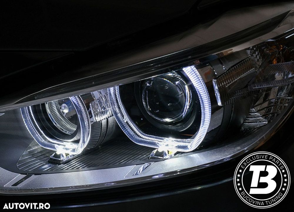 Faruri LED Angel Eyes compatibile cu BMW Seria 3 F30 F31 - 15