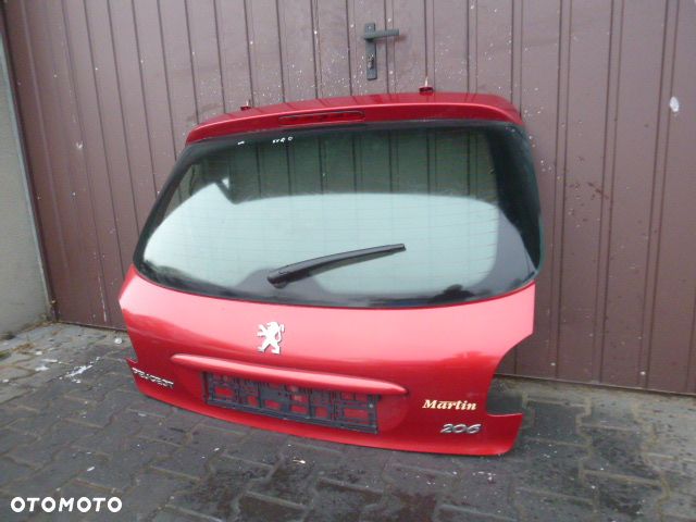 KLAPA TYŁ TYLNA PEUGEOT 206 HB EKQD KOMPLETNA - 4