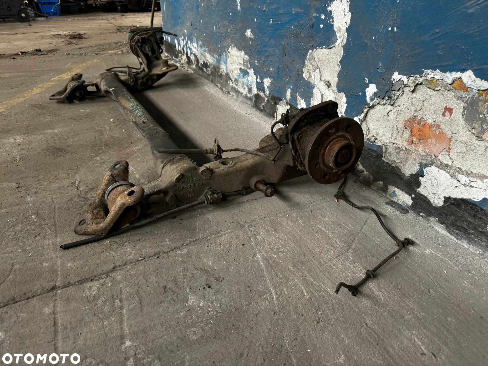 Belka Zawieszenia Oś Tył Tylna (pod tarcze) OPEL ASTRA G II - BEZ DZIUR, WYSYŁKA - 2