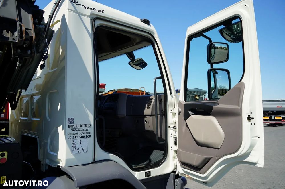 DAF LF 250 / 4X2 / LIVRARE - 7.30 + HDS HYVA HB 150XE3 / RADIOCOMANDĂ / ROTATOARE / MAX. CAPACITATE DE RIDICARE: 5200 KG / FURCĂ PENTRU PALEȚI / EURO 6 - 37