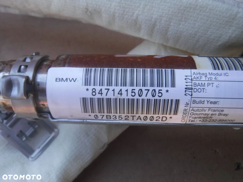 BMW X5 E70 kurtyna poduszka air bag lewa prawa - 2