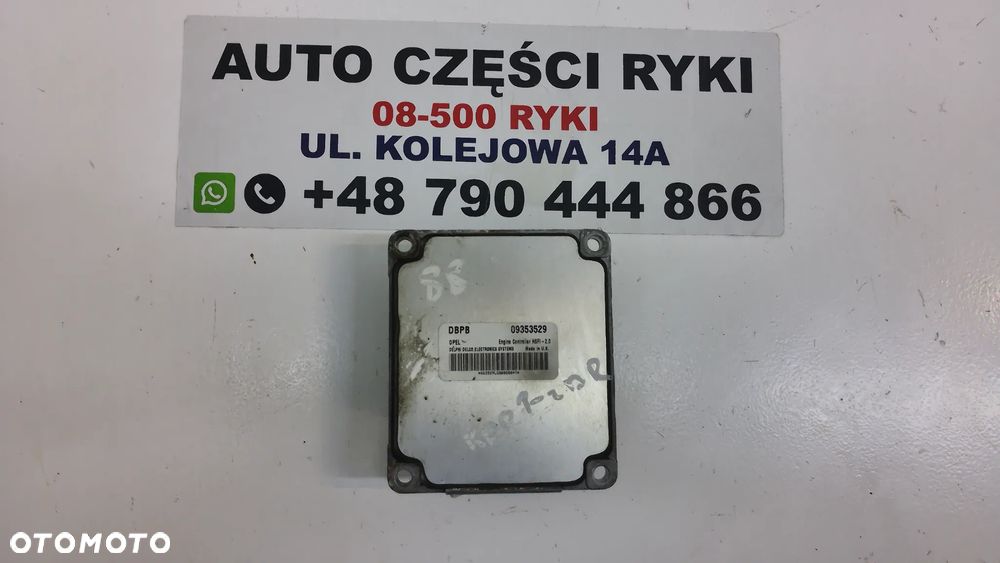Opel Sterownik Komputer Silnika DBPB 09353529  Delphi - 1