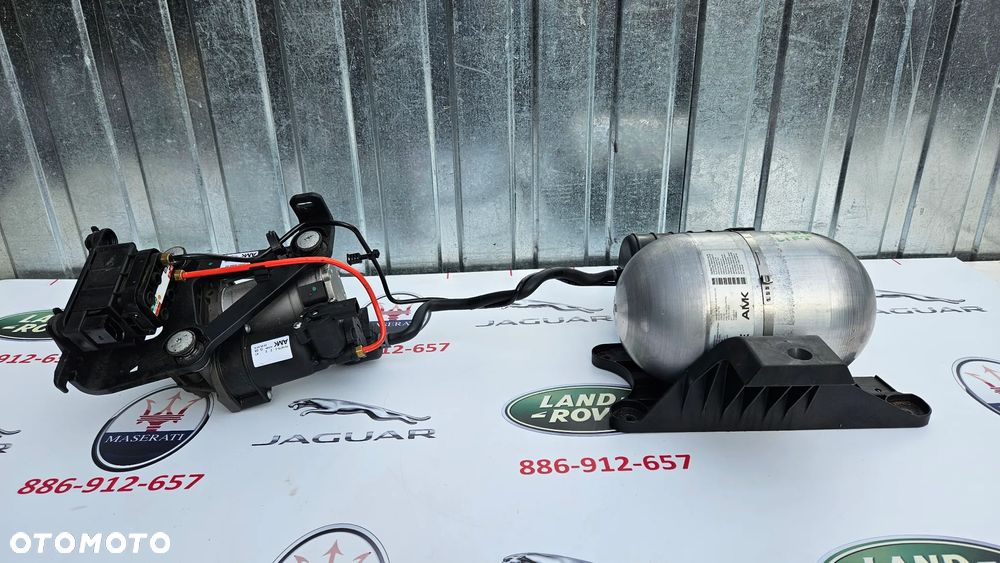 Jaguar XJ 351 LIFT 2015-2019 Kompletny kompresor zawieszenia NIVO Butla Blok zaworowy Sprężarka GW93-5B709-AB - 2