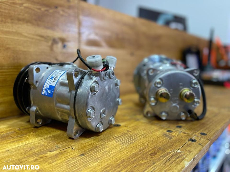 Compresor clima / aer conditionat  pentru tractoare combine utilaje agricole industriale - 1