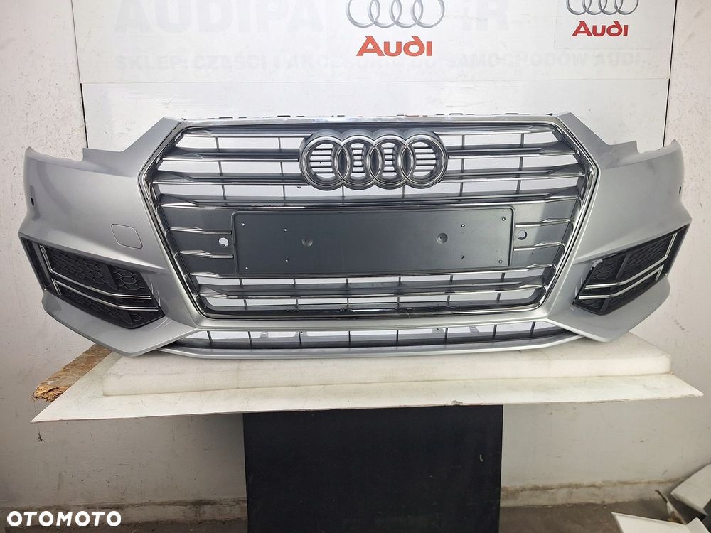 ZDERZAK AUDI S4 A4 S-LINE B9 8W 2017-2019 GRILL ATRAPA PRZED LIFTEM ASO - 1