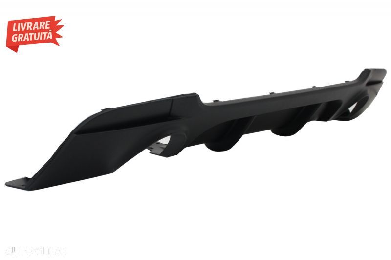 Difuzor Bara Spate Cu Evacuare Dubla cu Prelungiri Bara Fata BMW E92 3 Series (200- livrare gratuita - 4