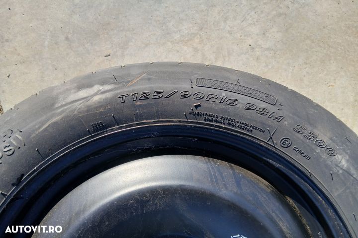 Roata de rezerva slim R16 AM51BA-12016 125/90 R16 4.0BX16X25 AM51BA-1 - 2