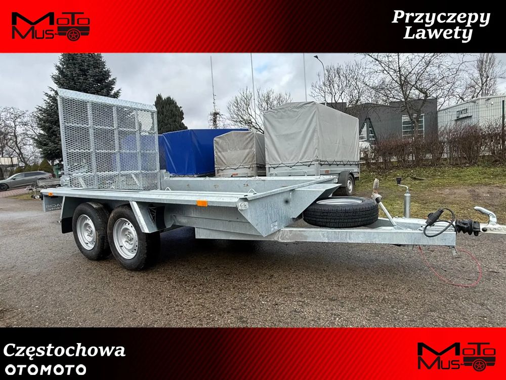 Inny Przyczepa do przewozu sprzętu budowlanego Fracht Karol 300x150 DMC 2700kg walec koparka