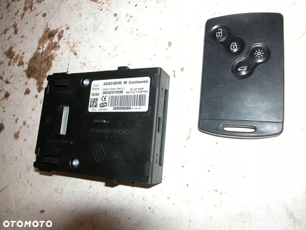 MEGANE SCENIC III CZYTNIK KART KARTY A2C53185186 - 4