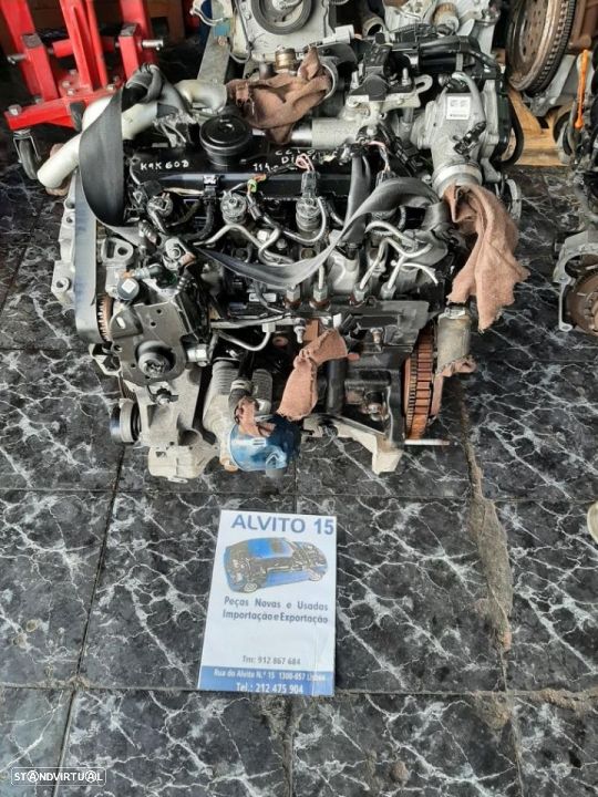 motor Renault Clio IV 1.5 - Kangoo II - Captur  ref : k9k 608   114 mil km - 1