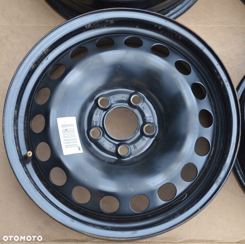 FELGA STALOWA OEM VW SKODA SEAT 5x100 5,5J15 ET 40 x1szt F-503 - 4