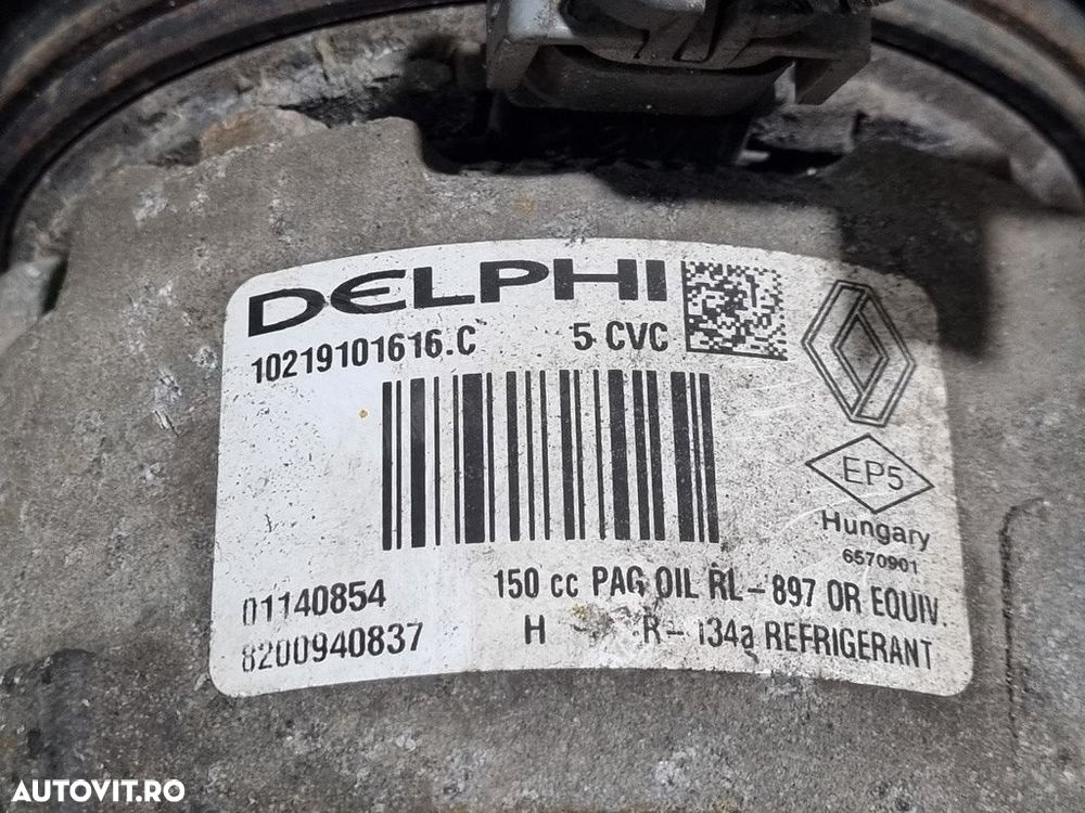 Compresor clima Nissan Qashqai 1.5 D 2007 - 2010 106CP K9K 292 K9K 282 (1393) Diesel ... - 5