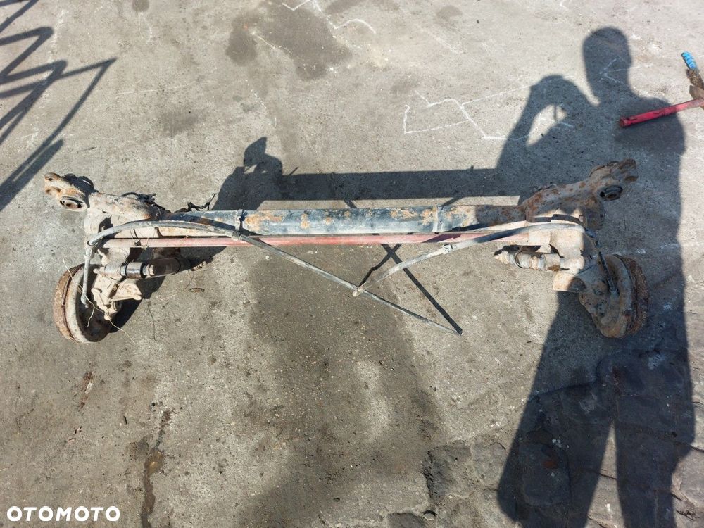 Belka tylna OŚ ZAWIESZENIA TYŁ PEUGEOT 206 98-10 HATCHBACK BĘBNY BEZ ABS - 3