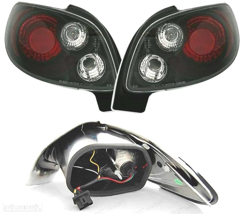 FAROLINS TRASEIROS 206 CC 98-09 PRETOS - 4