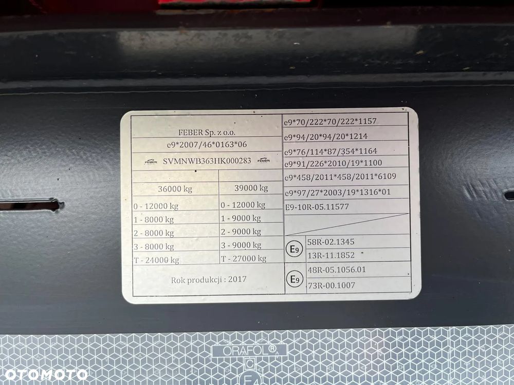 Feber Inter Cars INTER CARS / WYWROTKA / 35M3 / SUPER STAN / TOP - 22