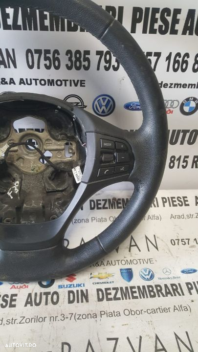 Volan Cu Comenzi BMW F30 Original Livram Oriunde In Tara - 4