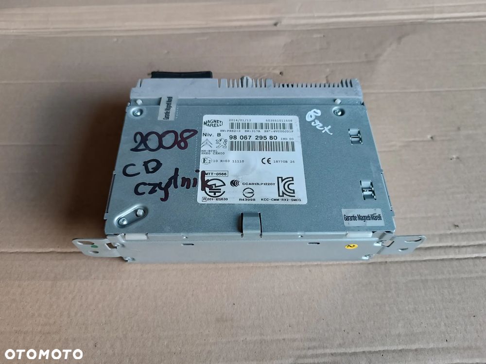 RADIO NAWIGACJA CZYTNIK 9806729580 PEUGEOT CITROEN - 1