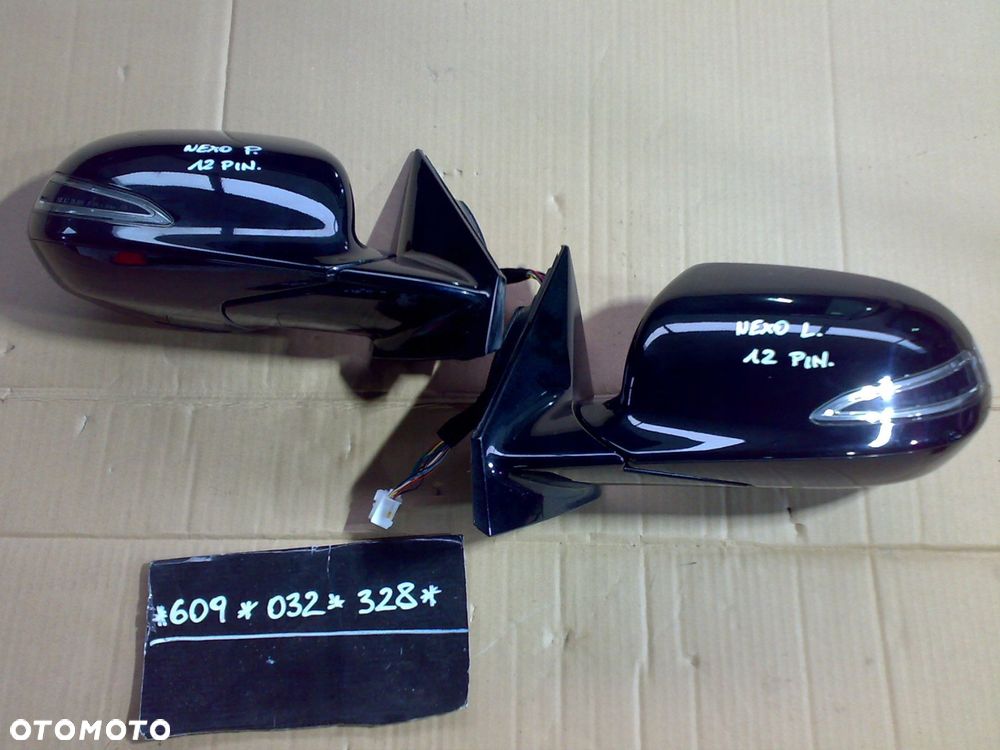 hyundai nexo 2018 - lusterko zew. prawe lewe 12 pin. idealne - 2