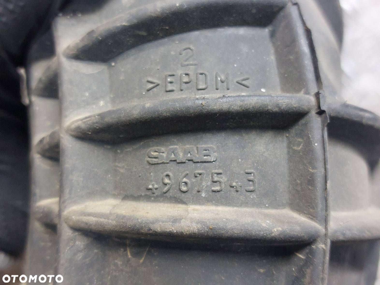 PRZEPŁYWOMIERZ + DOLOT PRZEWÓD RURA SAAB 9-5 I 2.3 T 4967550 4967543 - 4