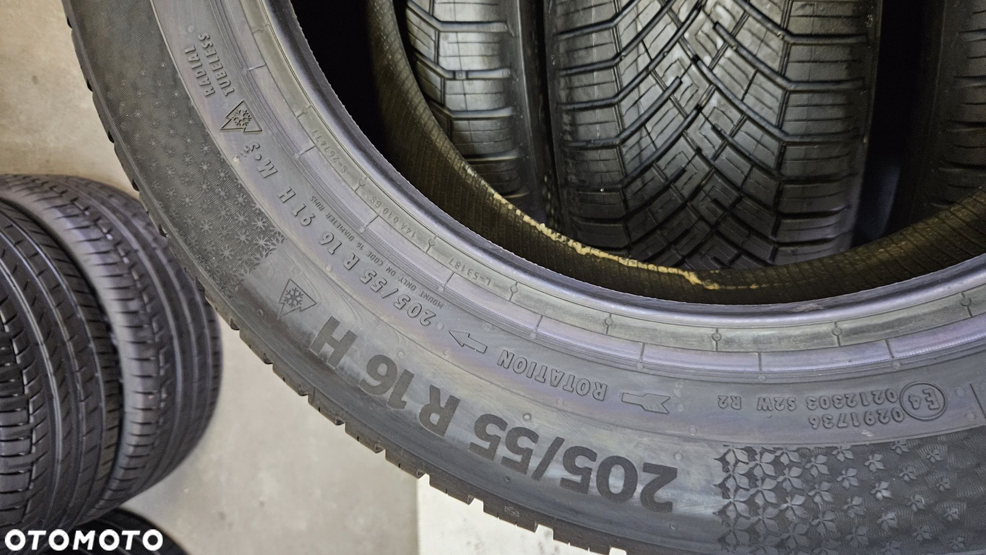 opony używane 205/55R16 Continental allseasoncontact 2 - 6