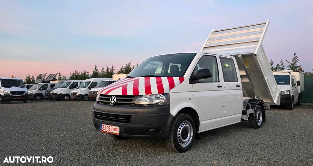 Volkswagen TRANSPORTER face lift 2.0 tdi, 140cp,  186.200 km,           basculabil 3.2t original,  07/2012 (serie 2013).  (factura cu TVA, SEAP , finantare PJ, rate PF - 15