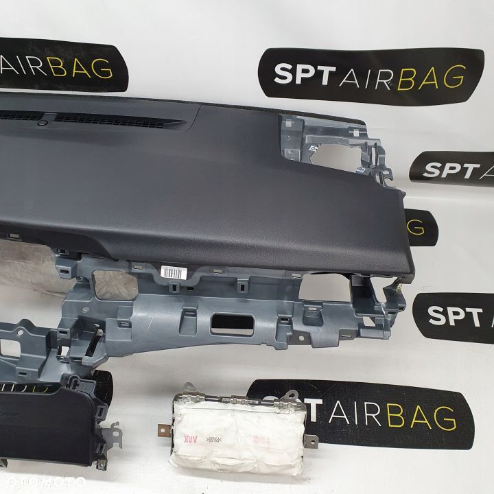 TOYOTA CAMRY DESKA ROZDZIELCZA KONSOLA KOKPIT PULPIT PODUSZKI AIRBAG AIR BAG PASY KIT SET - 4